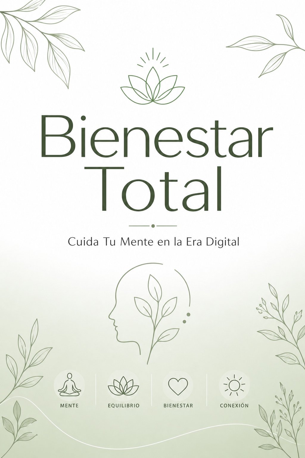 Portada de Bienestar Total: Cuida Tu Mente en la Era Digital
